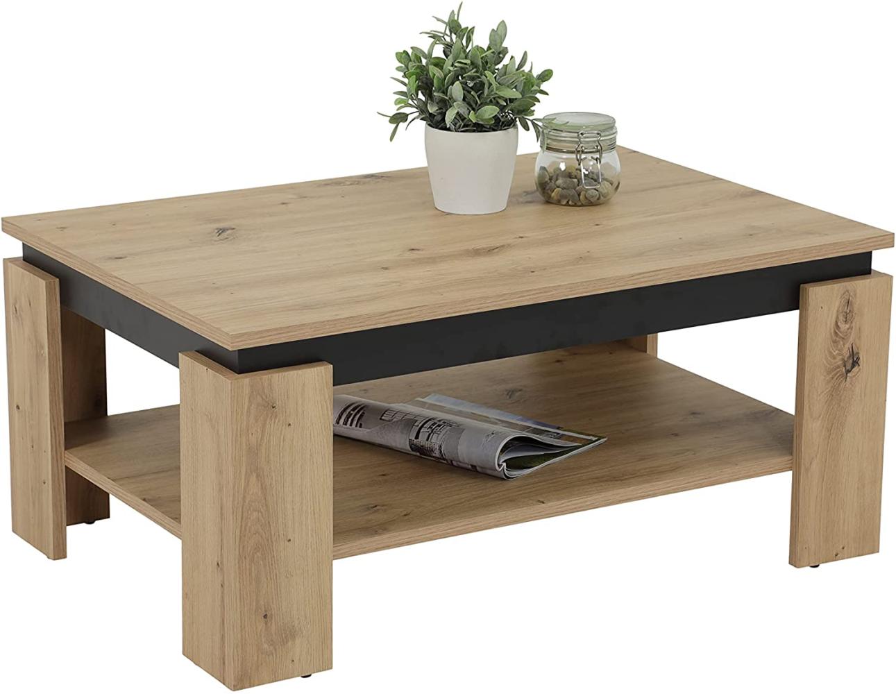 Couchtisch Torsten / TIM II, Holzfarben, 90 x 41 x 60 cm Bild 1