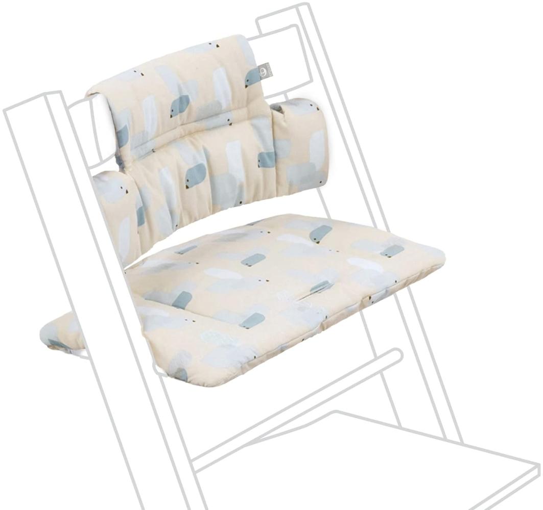 Stokke 'Classic Kissen', kompatibel mit 'Tripp Trapp' Hochstuhl, Birds Blue Bild 1