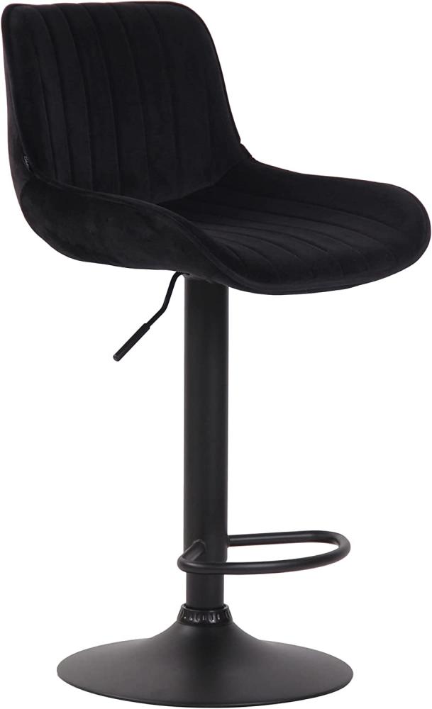 Barhocker Lentini Samt schwarz [318273] Bild 1