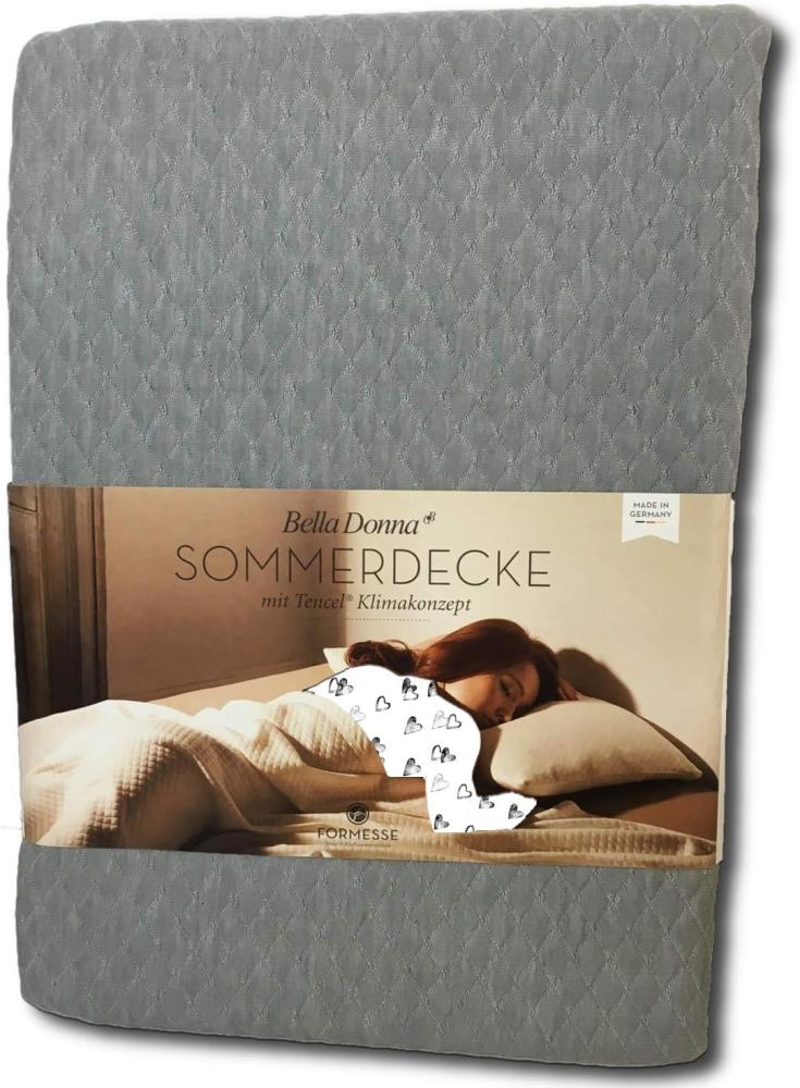 Formesse BELLA DONNA Sommerdecke | Tagesdecke | mit Tencel Klimakonzept 150x220 cm 0215 - hellanthrazit Bild 1