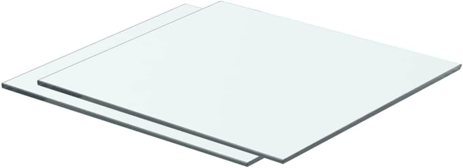 vidaXL Regalböden 2 Stk. Glas Transparent 40x30 cm 3051556 Bild 1