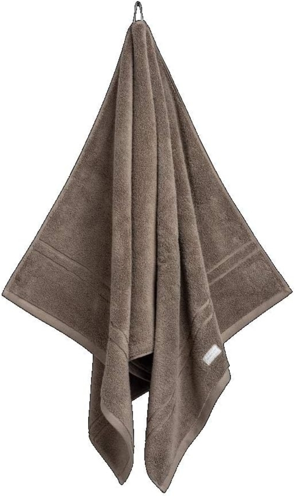 GANT Duschtuch, Organic Premium Towel - Frottee Braun 70x140cm Bild 1