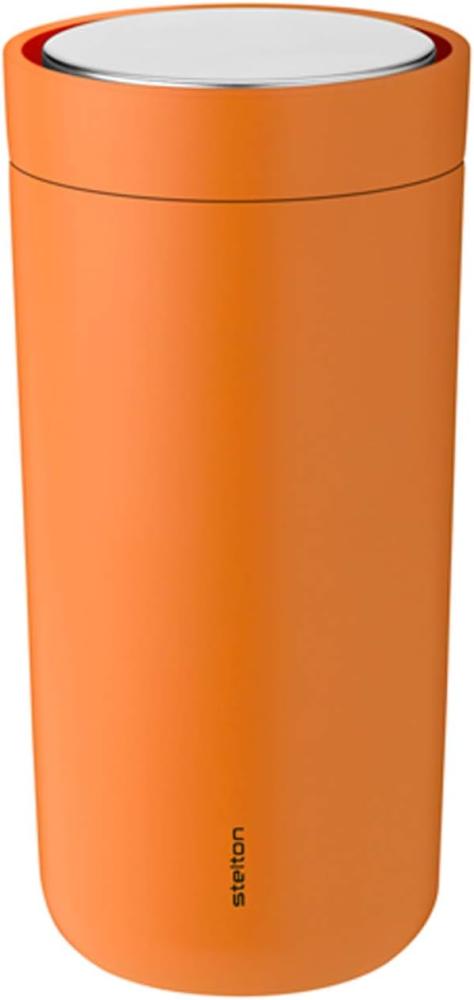 Stelton To-Go Click doppelwandig steel 0,4 L soft orange Bild 1