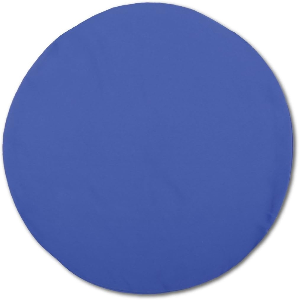 Kissenhülle Dekokissen Kissenbezug Microfaser - viele Größen und Farben Blau Ø 30 cm Bild 1