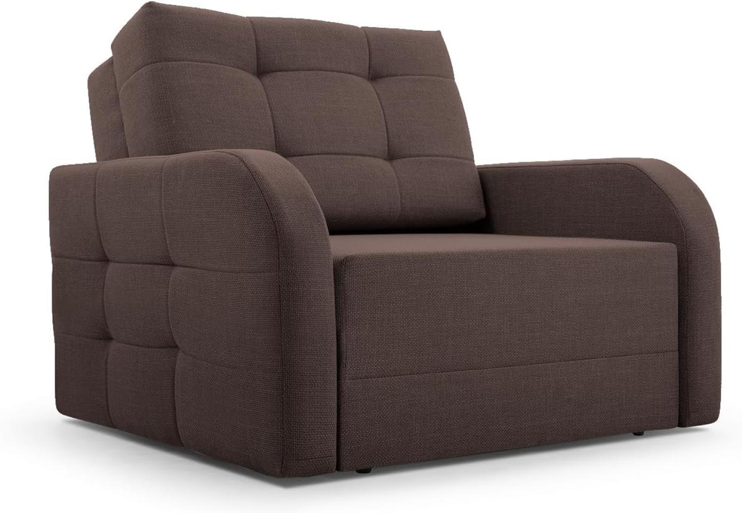 MOEBLO Kindersofa Porto 80, Schlafsessel Sofa Sessel Jugendsofa Schlafsofa 1-Sitzer Gästebett, mit Schlaffunktion, mit Bettkasten Bild 1