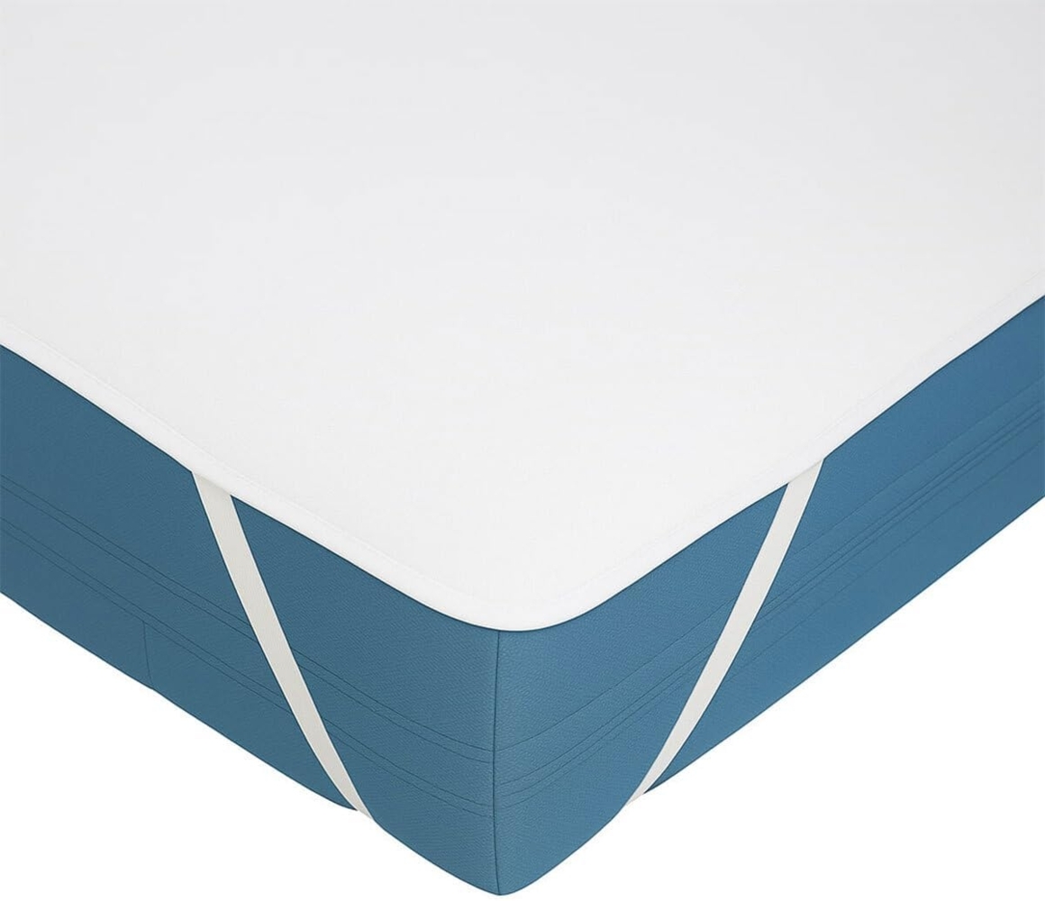 Traumschlaf wasserdichte kochfeste Molton Matratzenauflage|150x200 cm Bild 1