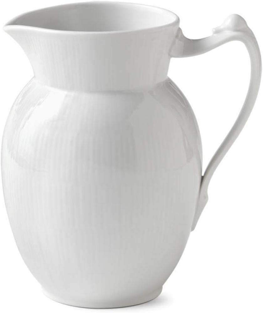 Royal Copenhagen Kanne 1,7 L Gerippt Weiss Bild 1