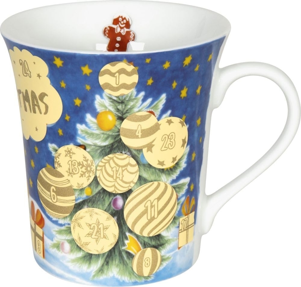 Könitz Becher Weihnachten, Tasse, Kaffeebecher, Porzellan, Bunt, 410 ml, 11 1 100 2453 Bild 1