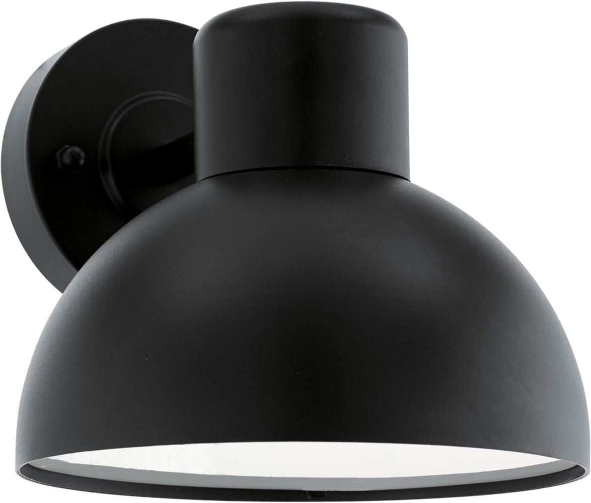 Eglo 96207 Outdoor Wandleuchte ENTRIMO Downlight schwarz weiß L:20cm H:18,5cm T:23,5cm IP44 Bild 1