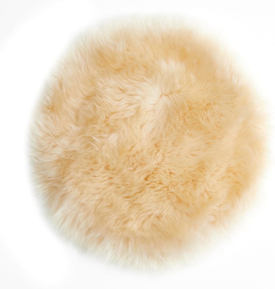 LUXOR living Stuhlkissen Sitzauflage Lammfell, Sitzauflage, rund oder eckig, echtes Lammfell, auch als 4er Set Bild 1