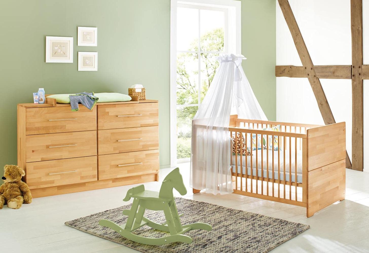 Pinolino 'Natura' 2-tlg. Babyzimmer-Set natur, breit Bild 1