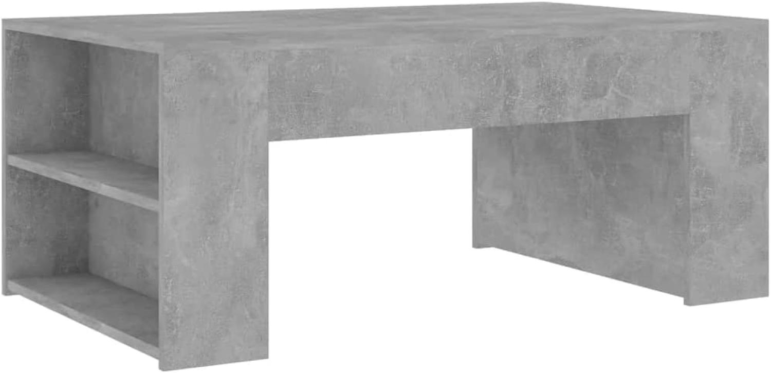 vidaXL Couchtisch Betongrau 100 x 60 x 42 cm Spanplatte [802115] Bild 1