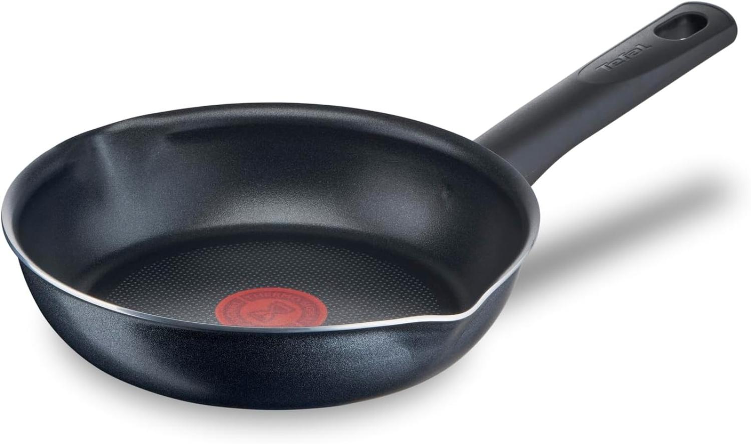 Tefal B56402 Day by Day On Bratpfanne | 20 cm | Antihaftbeschichtung | Thermo-Signal | für alle Herdarten AUßER Induktion | tiefe Form | Aluminium | Schwarz Bild 1