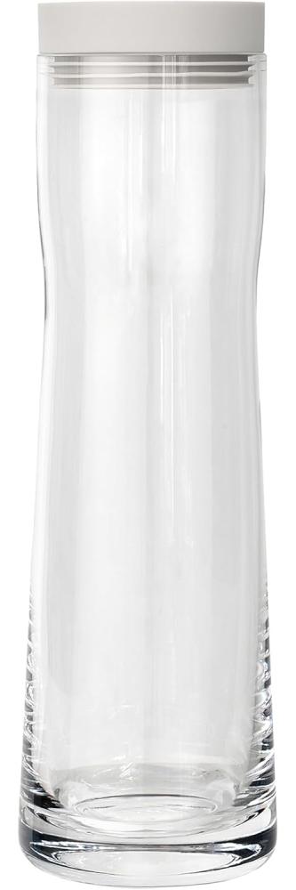 blomus SPLASH Wasserkaraffe, Moonbeam, Edelstahl poliert, Glas klar, Silikon, H 29. 5 cm, Ø 9 cm, V 1 l, 63780 Bild 1