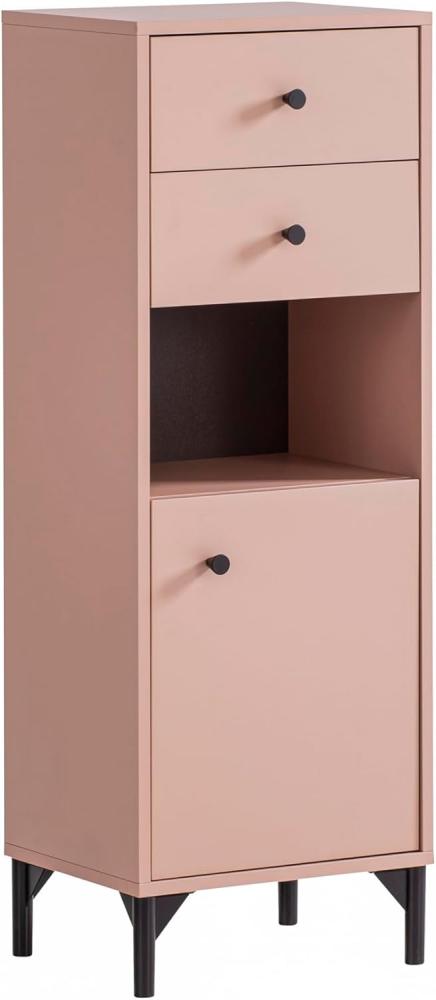 Schildmeyer Highboard Smash, Holzwerkstoff, Apricot, 40,3 x 33,05 x 114,4 cm (B/T/H) Bild 1