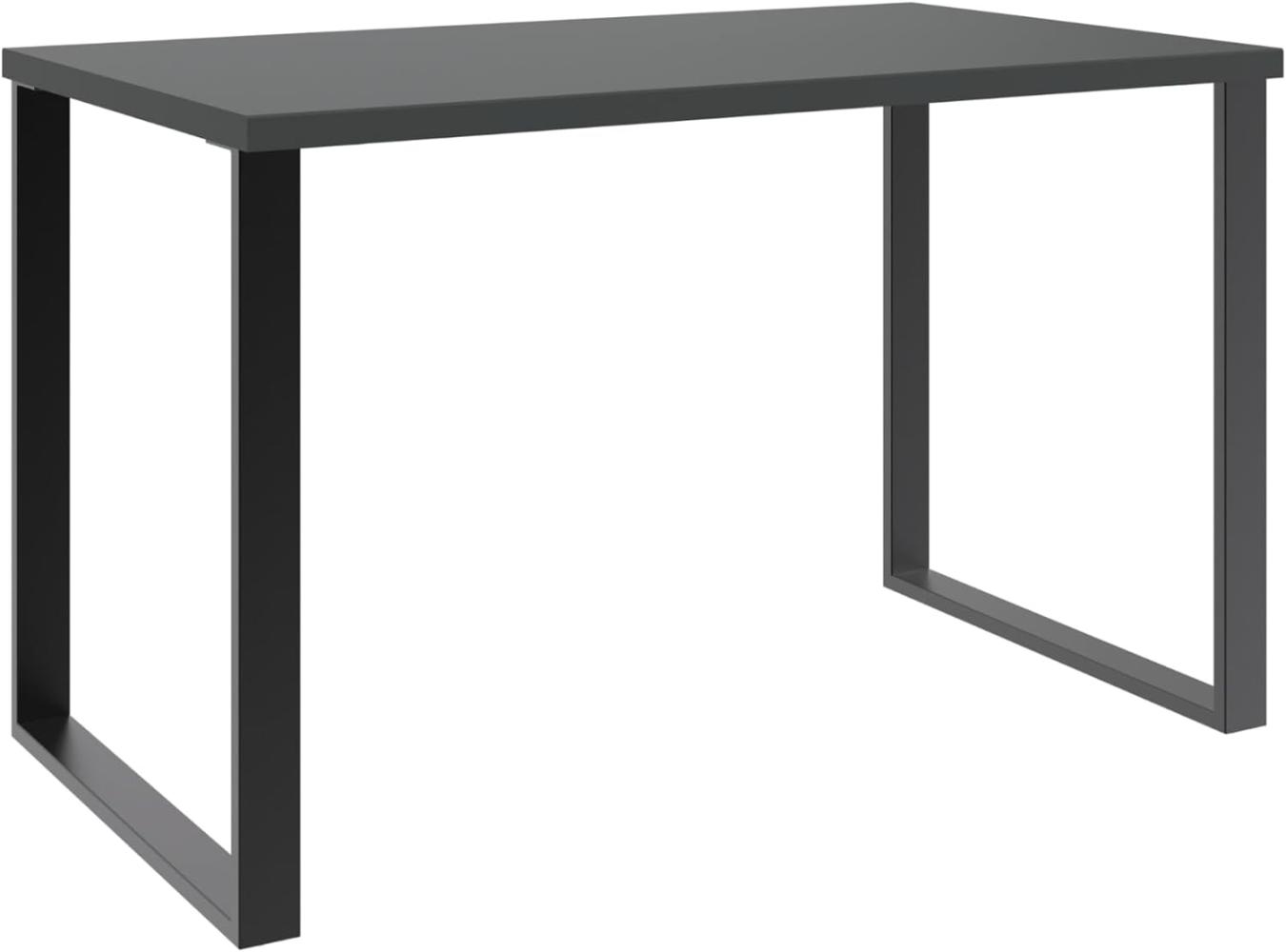 Schreibtisch >HOME DESK< in Graphit - 120x75x70cm (BxHxT) Bild 1