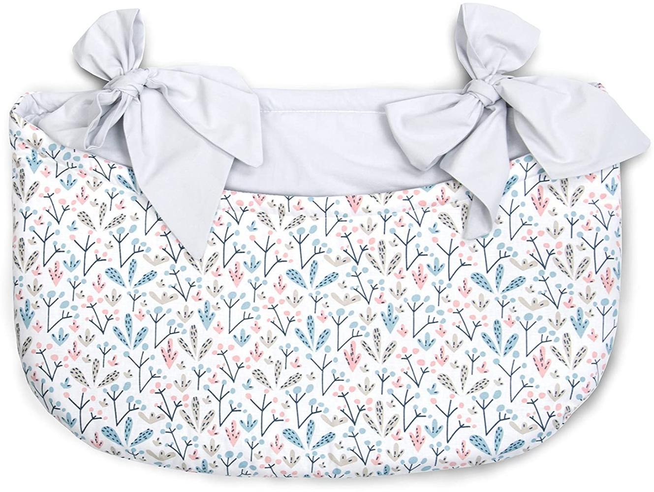 Amilian Betttasche zum Einhängen; Spielzeugtasche; Babybetttasche; Windelntasche; Spielzeughalter; Aufbewahrungstasche; Babybett Organizer für Kiderbett, Laufgitter, Kinderzimmer, Babybett; Design119 Bild 1