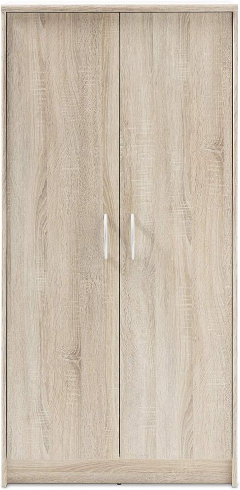 Stella Trading Hochschrank Kleiderschrank Eiche Sonoma Nachbildung, BxHxT 72x148x35 cm Bild 1