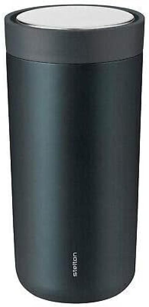 To Go Click Edelstahl Doppelwand Thermobecher 0,2 l. Midnight blue/Metallic Stelton Becher Bild 1