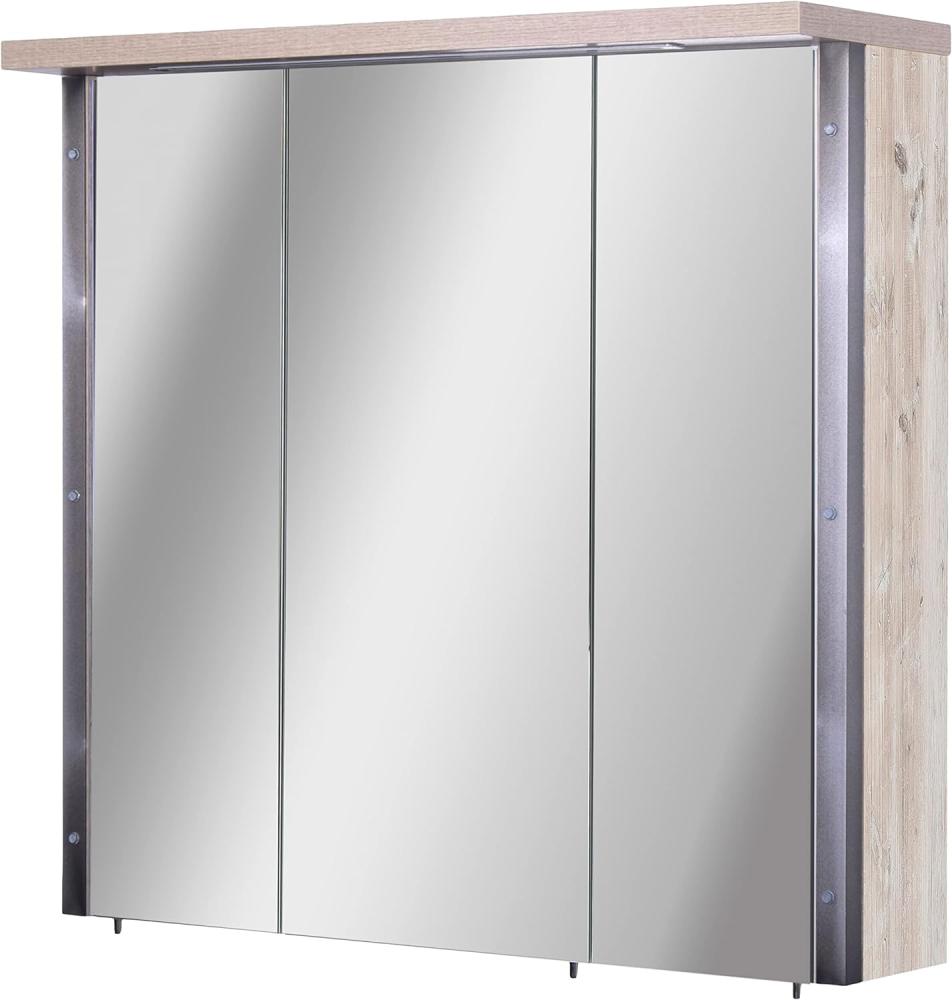 Schildmeyer Harkon Spiegelschrank 701129, Holzwerkstoff, Finduseiche Dekor, 76 x 16 x 73,5 cm Bild 1