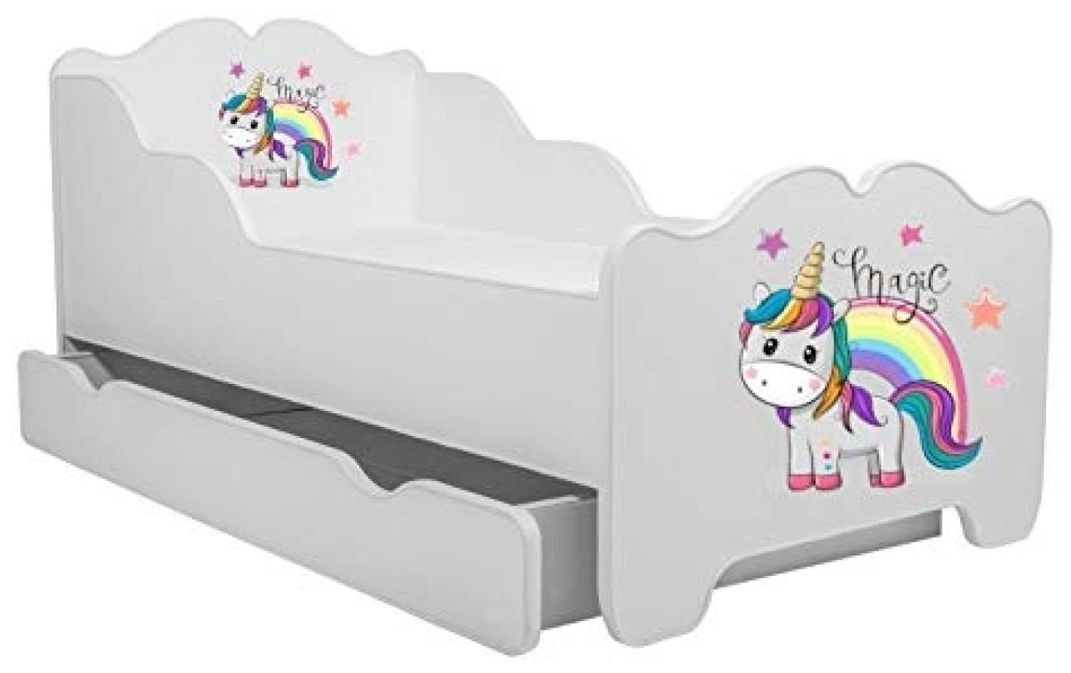 Angelbeds 'Anna' Kinderbett 80x160 cm, Motiv E5, mit Lattenrost und Matratze Bild 1