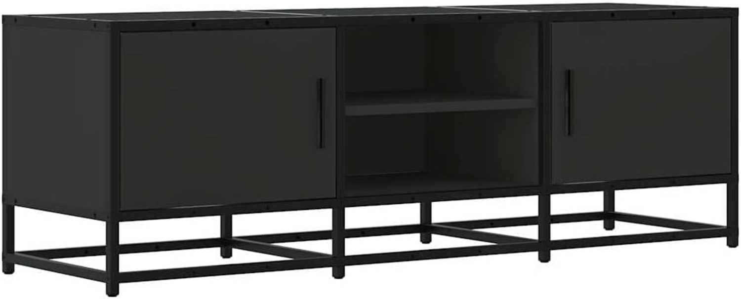 TV-Schrank Schwarz 120x35x41 cm Holzwerkstoff und Metall 848839 Bild 1