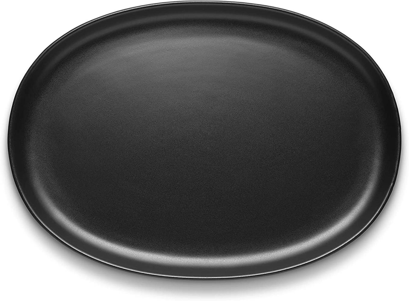 EvaSolo Nordic Kitchen Teller oval 32 cm schwarz Bild 1