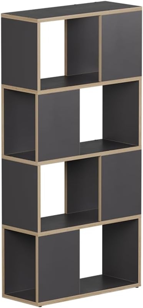 Raumteiler Eneos Anthrazit/Eiche 60 x 124.5 cm Vicco Bild 1