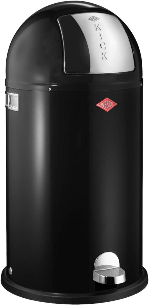 Wesco 'Kickboy' Mülleimer, schwarz, 40 L Bild 1