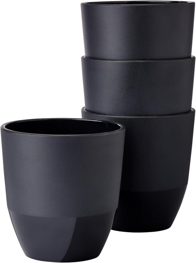 Mepal SILUETA Becher 200 ml 4er Set Nordic Black Bild 1