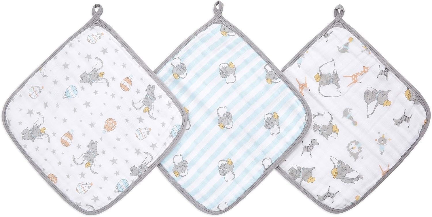 aden® Disney Waschlappen dumbo new heights 3-pack Bild 1