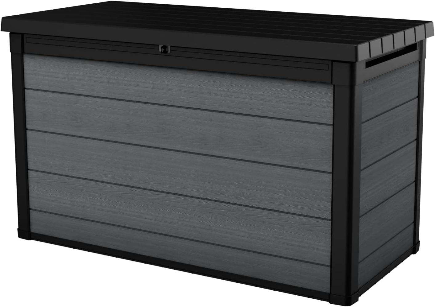 Keter Cortina Kissenbox 200, 757l Stauraum, Außenmaße: 151,7x72,5x90cm, wetterfest, wasserdicht, Evotech Material Bild 1