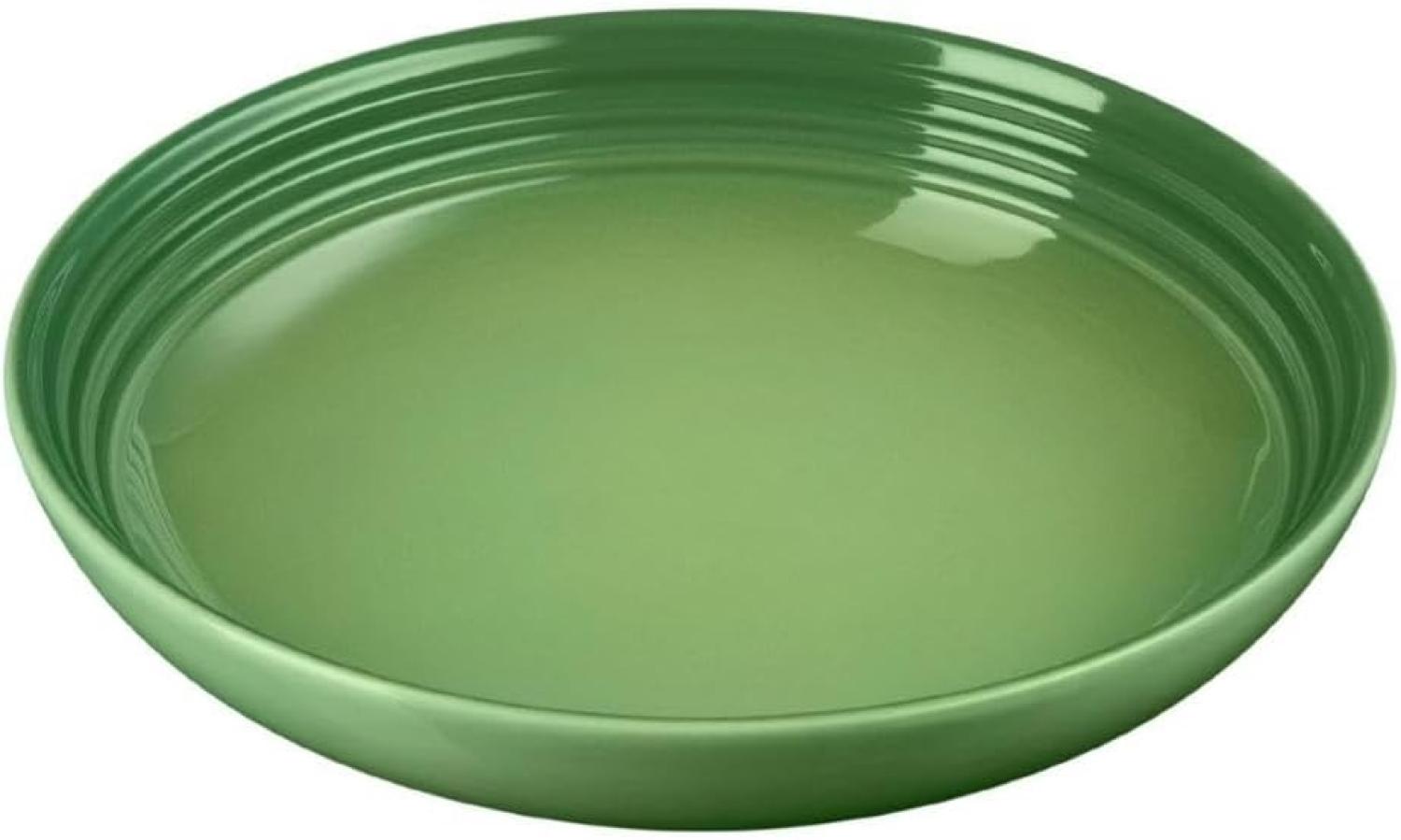 Suppenteller 22 cm Poterie Bamboo Green Le Creuset Suppenteller, Handpflege Bild 1