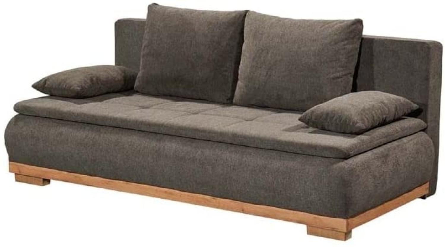 Schlafsofa MILA LUX. 3DL, Stone Bild 1