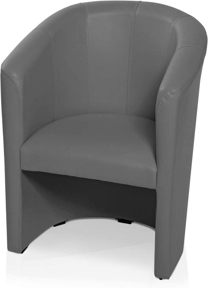Möbel-Eins ABIZA Cocktailsessel, Material Kunstleder grau Bild 1
