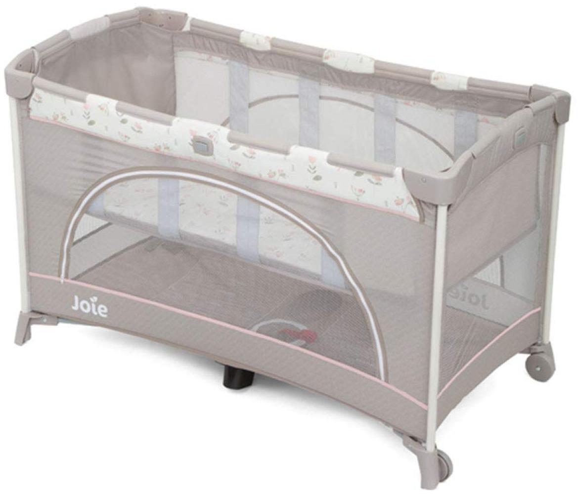 Joie 'Allura 120' Reisebett 60x120 cm, Flowers Forever, mit Schlupfloch, Einhang und Tragetasche Bild 1