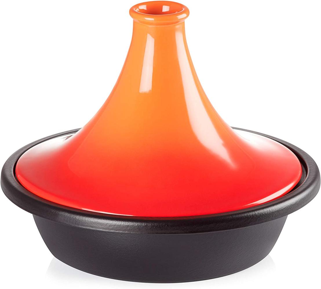 Le Creuset Gusseisen Tagine 31 cm ofenrot Bild 1