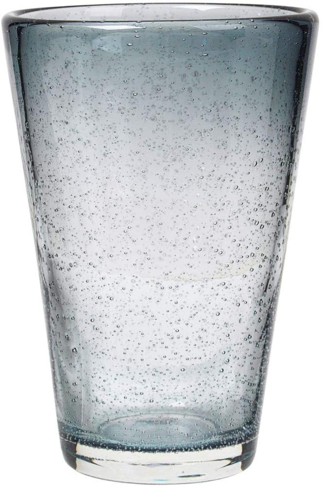 Broste Copenhagen Trinkglas gross BUBBLE grau 0,4 l Bild 1