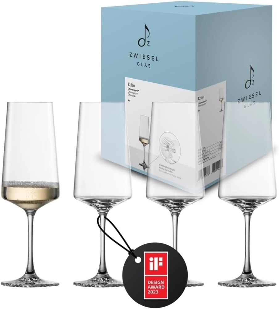 Zwiesel Glas ECHO Champagnerglas 395 ml 4er Set Bild 1