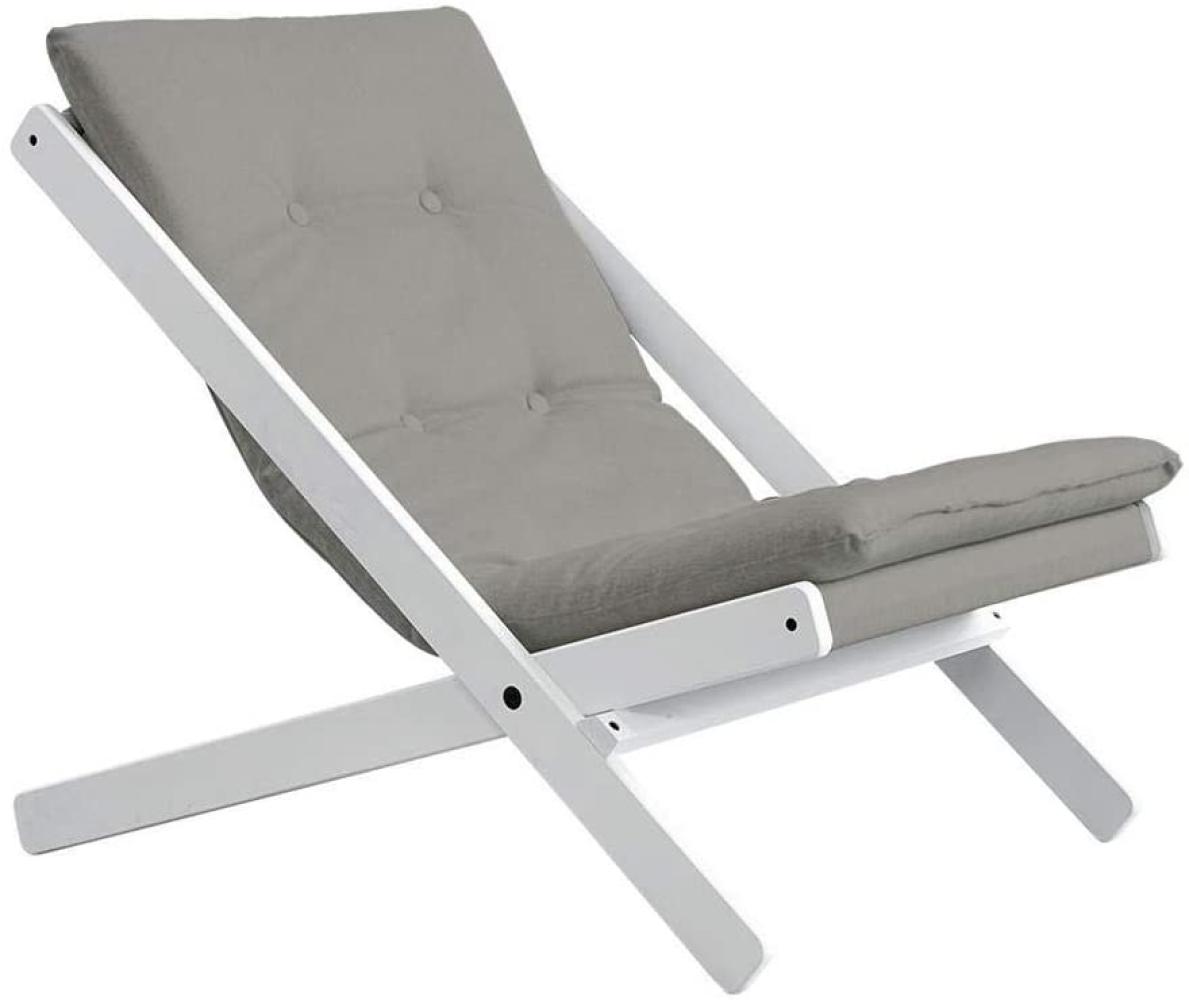 KARUP DESIGN BOOGIE Futon Liegestuhl Gestell Weiß / Grey Bild 1