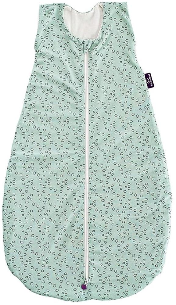 Träumeland Sommerschlafsack Tencel - Design Kreise mint, Größe 90 cm Bild 1