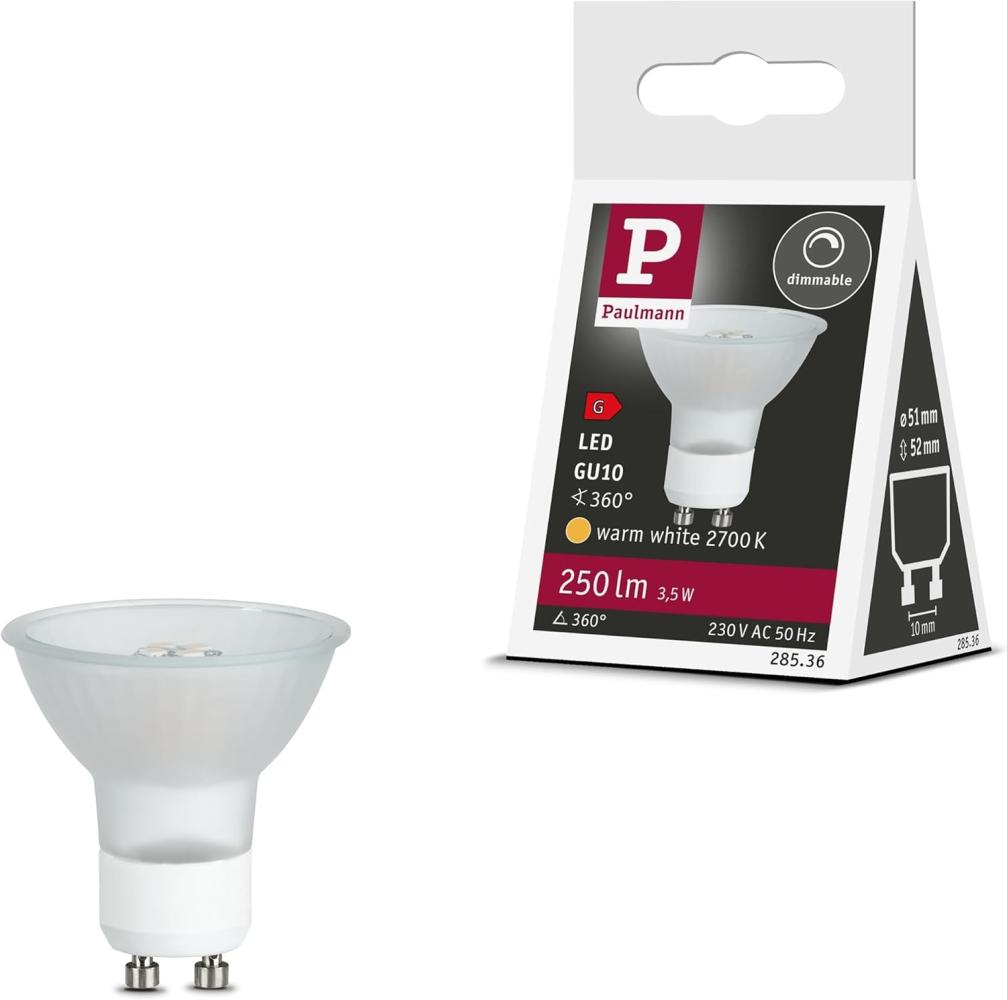 Paulmann 28536 LED Reflektor Maxiflood 3,5W GU10 Warmweiß dimmbar Bild 1