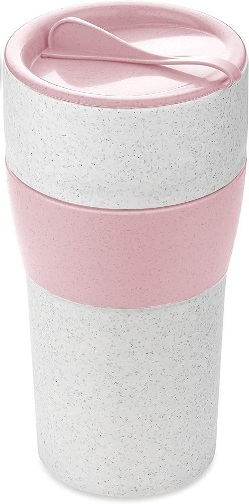 Koziol AROMA TO GO XL Thermobecher, 0,7L, Kunststoff, rosa Bild 1