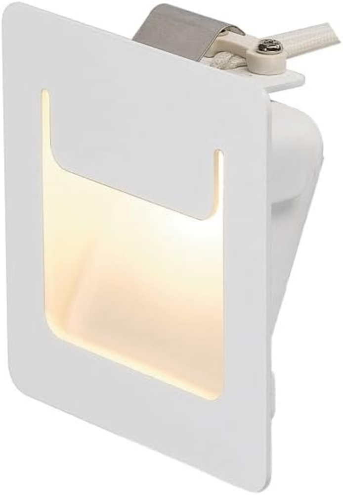 SLV No. 151950 DOWNUNDER PUR Einbauleuchte 80 eckig weiss LED 3000K Bild 1