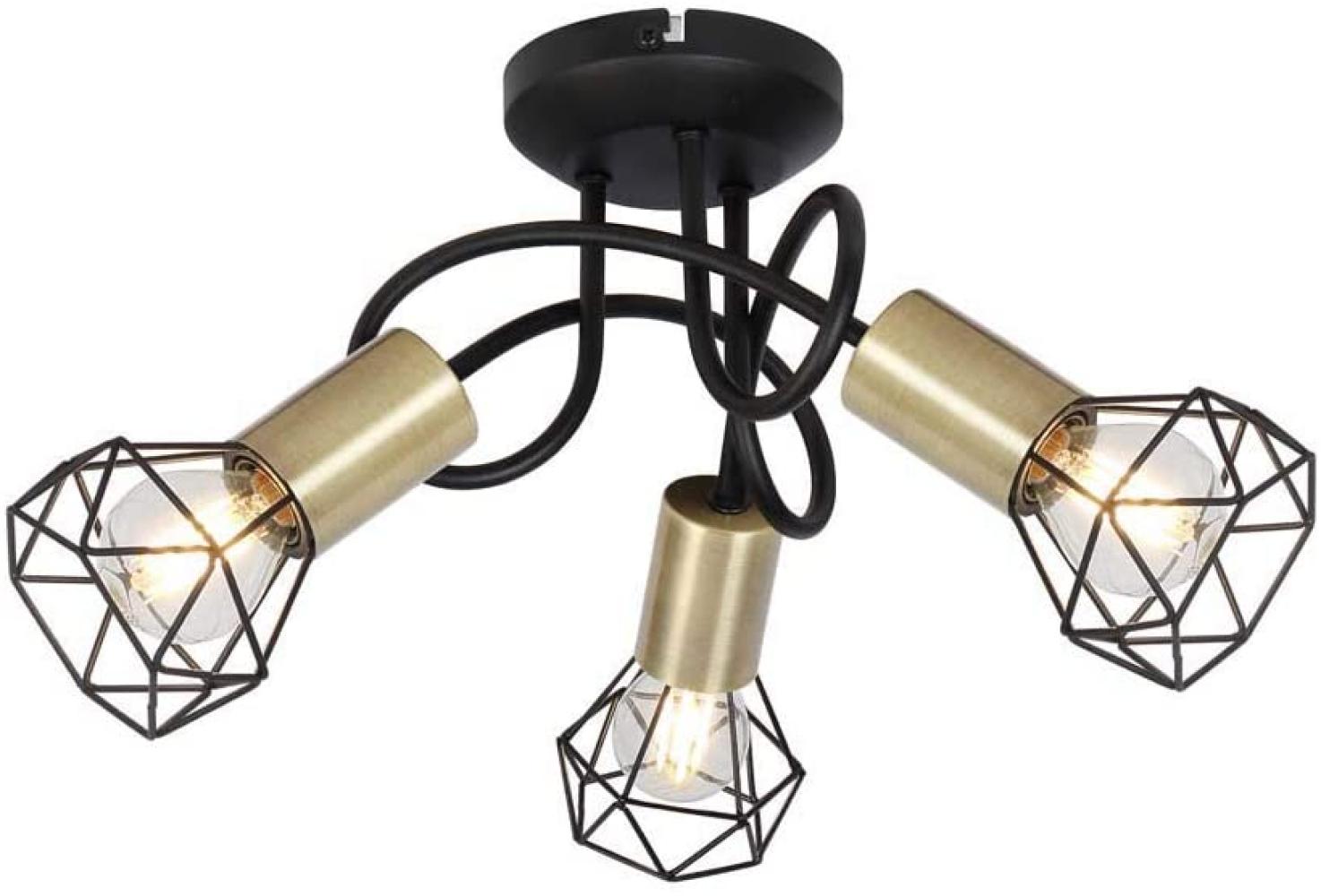 GLOBO Deckenleuchte Wohnzimmer Deckenlampe Deckenstrahler 3 Flammig 5480S2-3DAB Bild 1