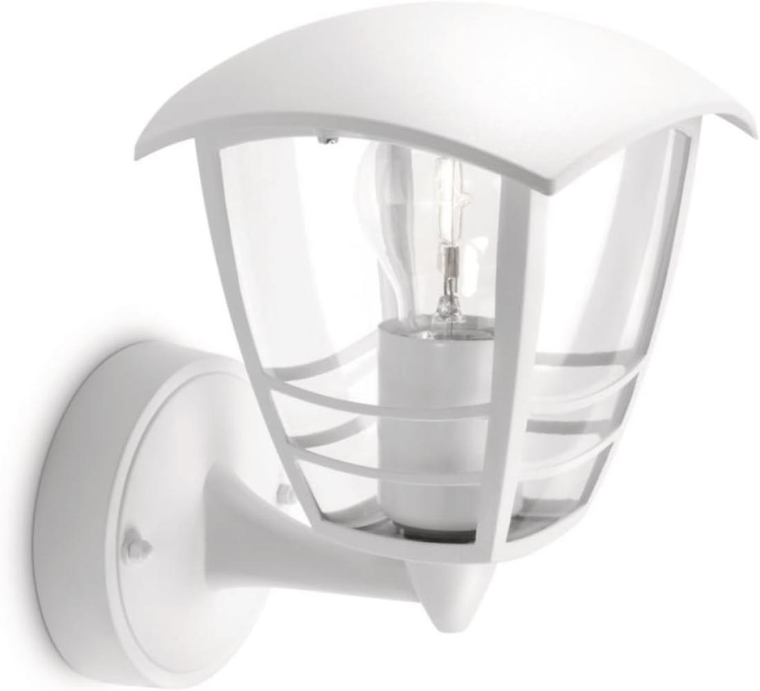 Philips Creek wall lantern white 1x60W 230V Bild 1