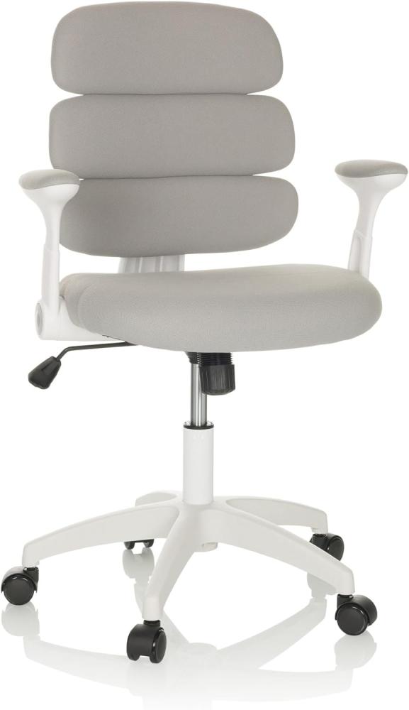 hjh OFFICE Kinderdrehstuhl Kid ERGOLINO W Kinderstuhl mit ergonomischer Rückenlehne, Grau, 736428 Bild 1