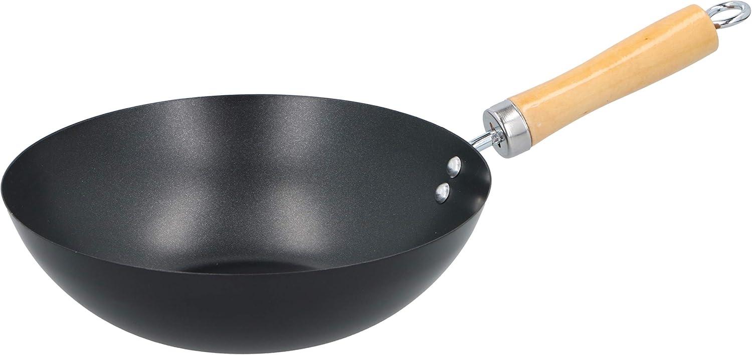 Wok Pfanne 25cm Wokpfanne Antihaft beschichteter Wok alle Herdarten Bild 1