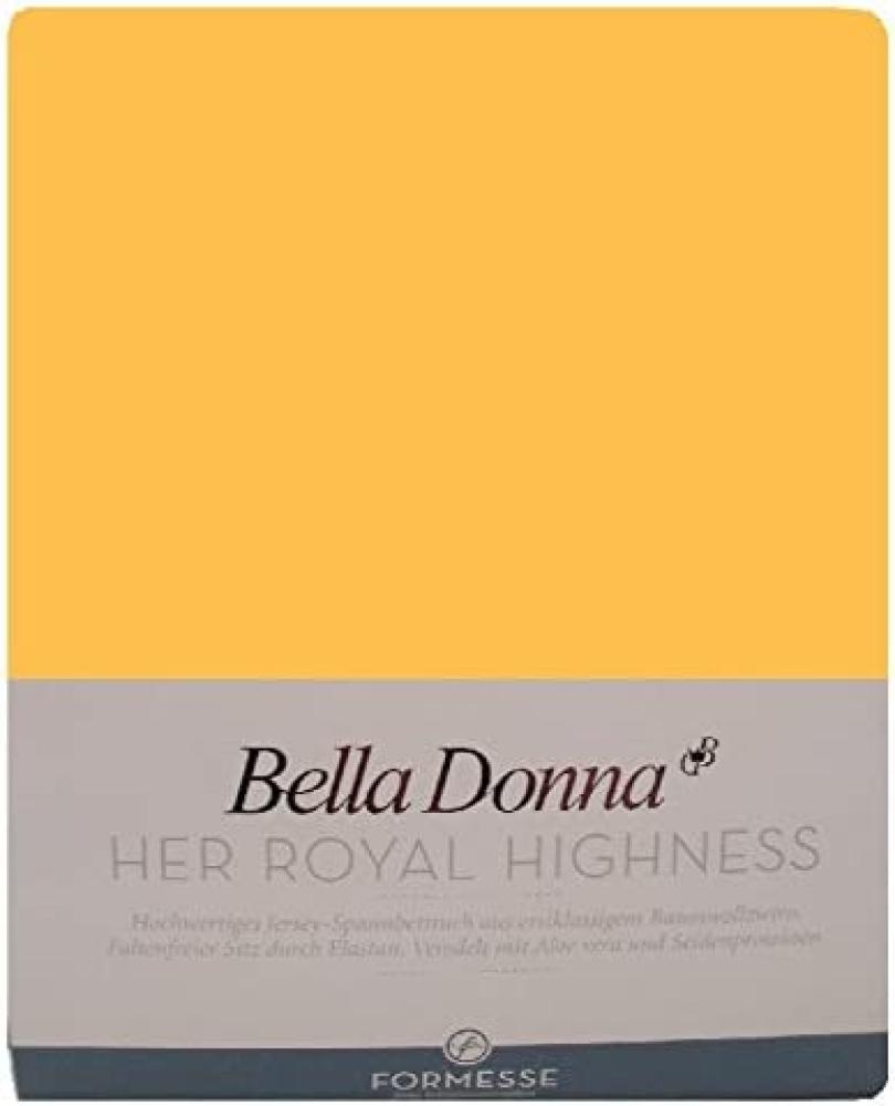 Formesse Bella-Donna Jersey Spannbettlaken|120x200 - 130x220 cm| goldgelb Bild 1