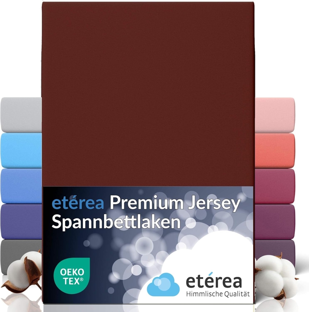 etérea Himmlische Qualität Spannbettlaken etérea Premium Jersey Spannbettlaken 90x200 -, Jersey, Gummizug: rundum, (1 Stück) Bild 1